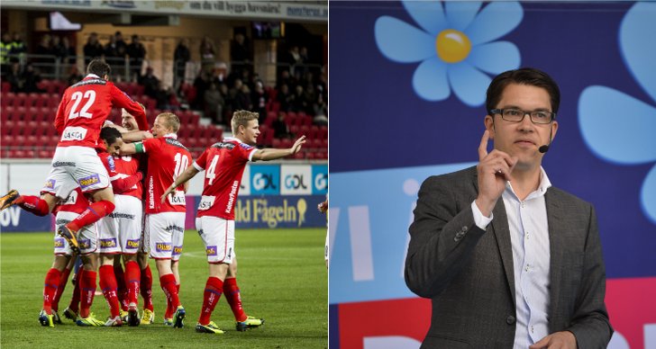 Sverigedemokraterna, Allsvenskan, Kalmar, Sponsor